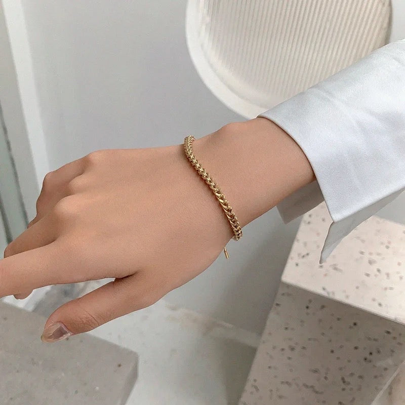Braided Chain Bracelet | WOMEN
