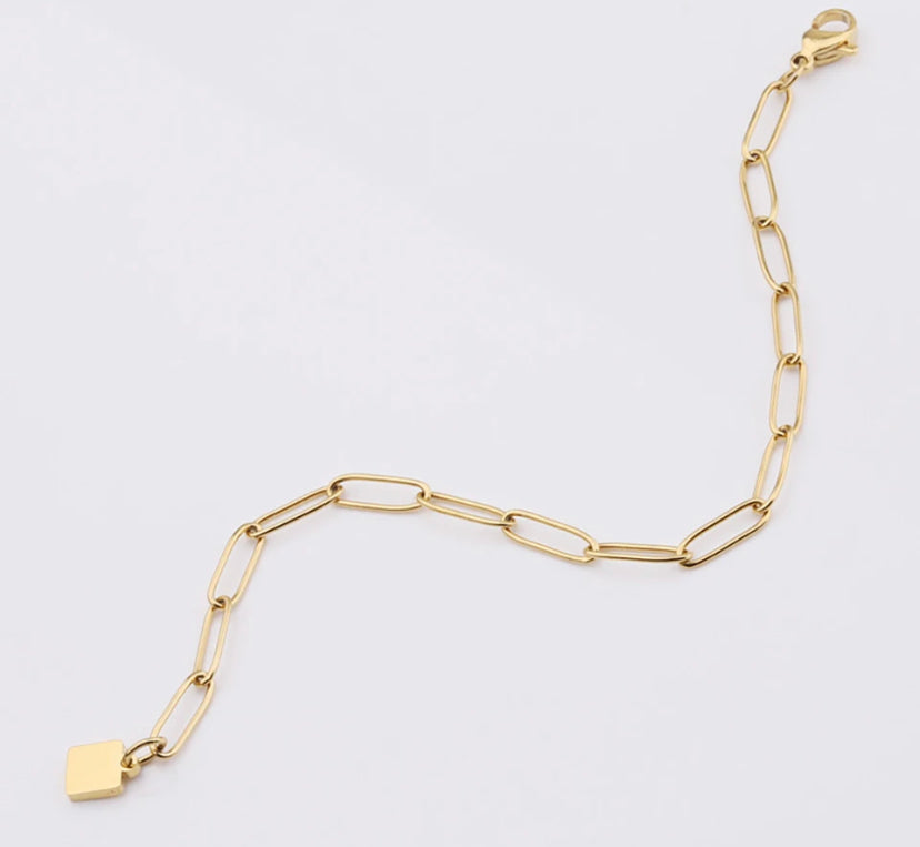 Paperclip Chain Bracelet | WOMEN