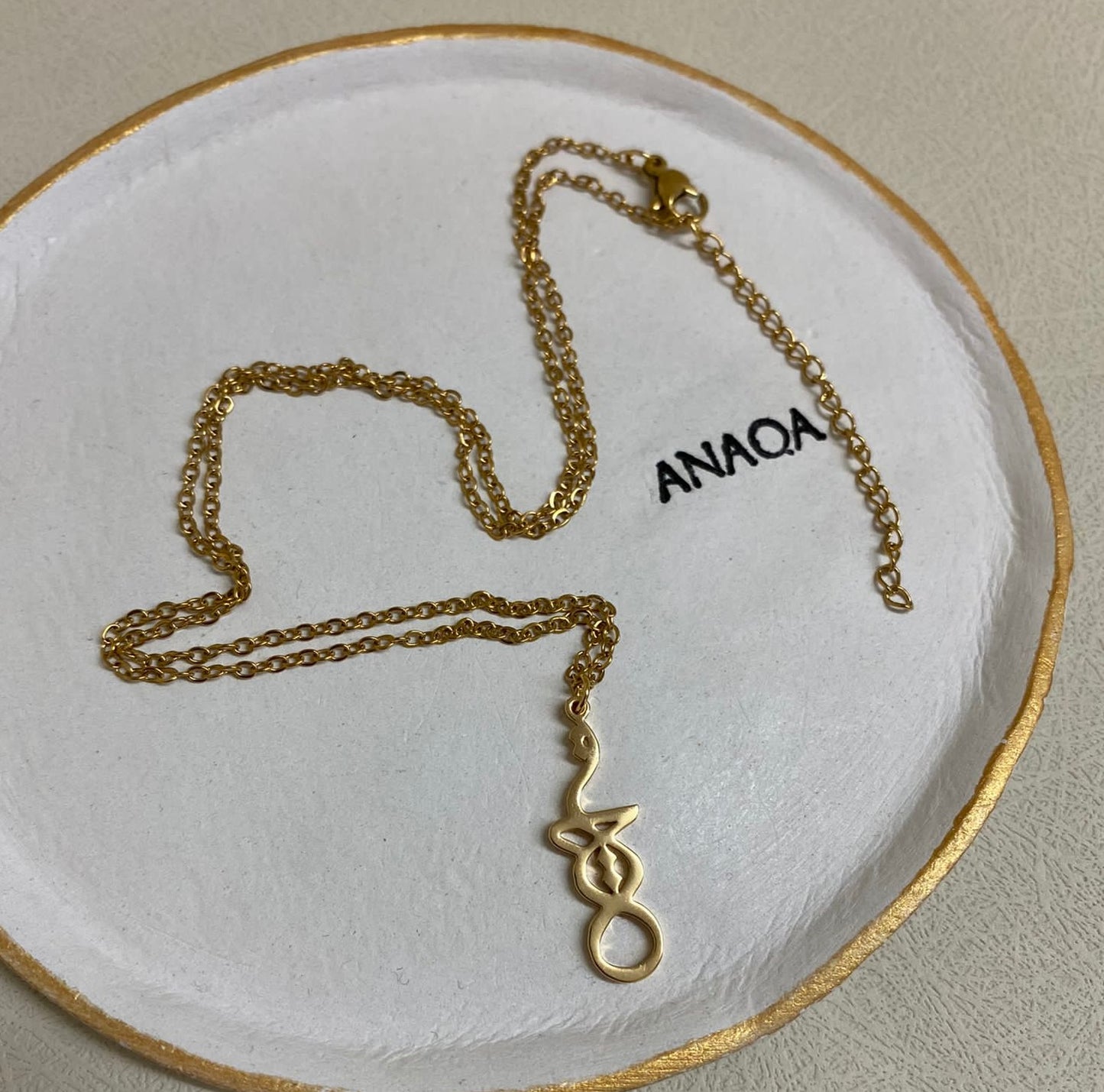 Infinite Freedom Arabic Calligraphy Necklace | WOMEN