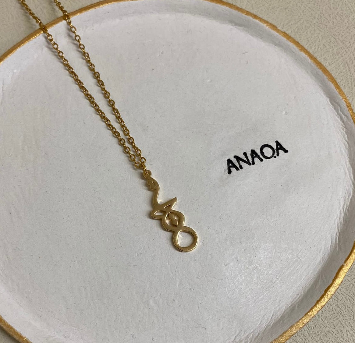 Infinite Freedom Arabic Calligraphy Necklace | WOMEN