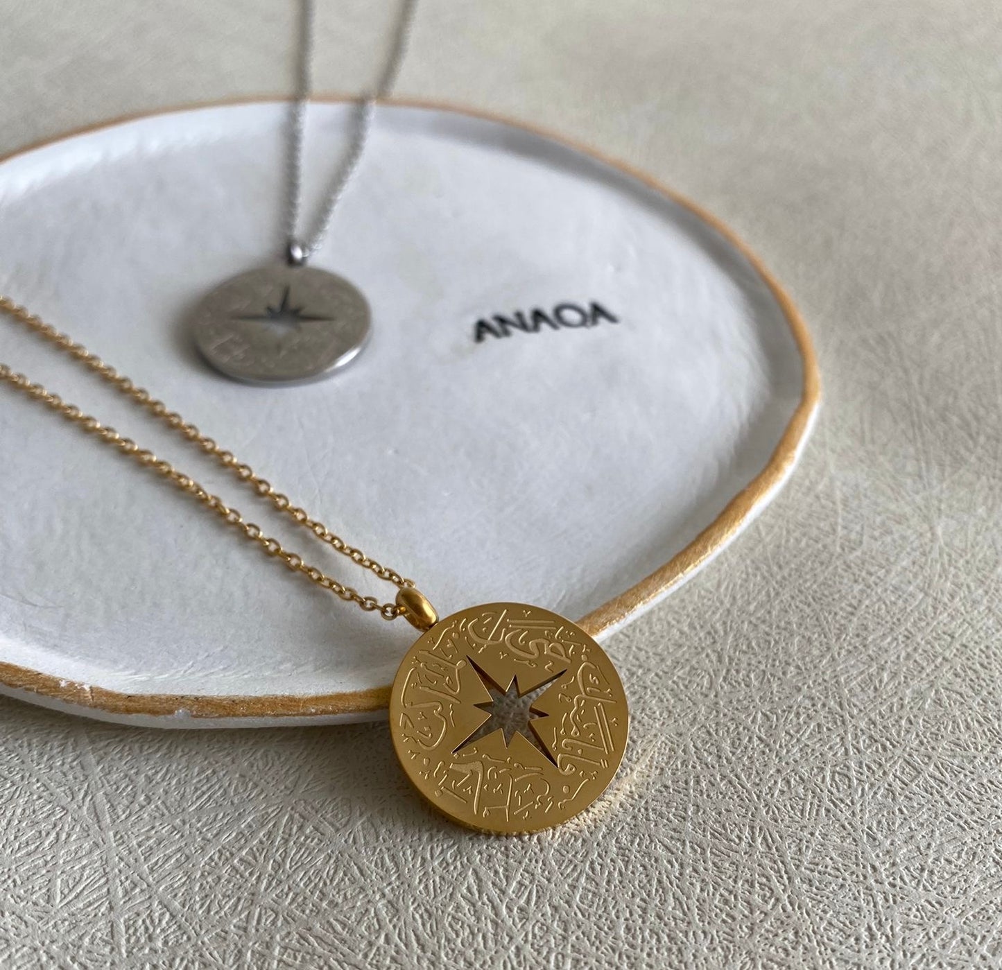 “I Will Always Be With You” Compass Necklace | WOMEN