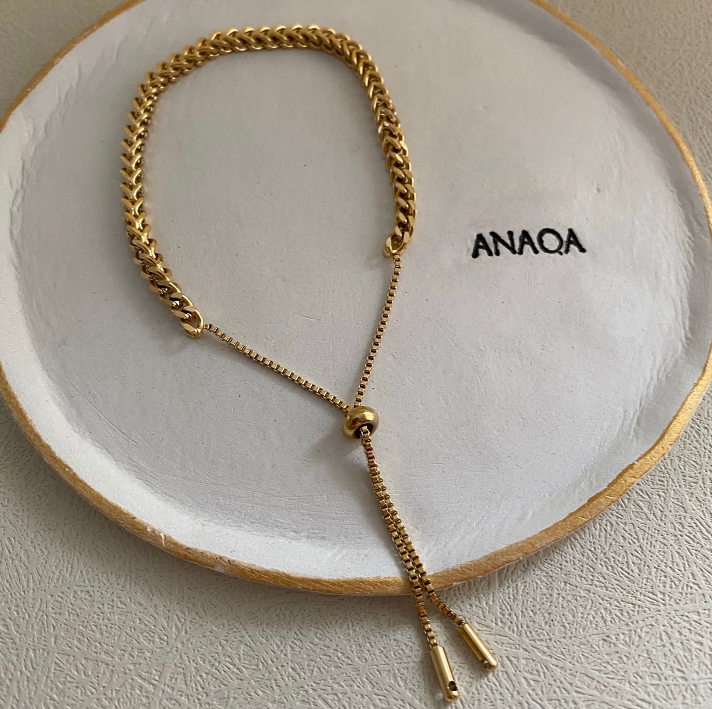 Braided Chain Bracelet | WOMEN