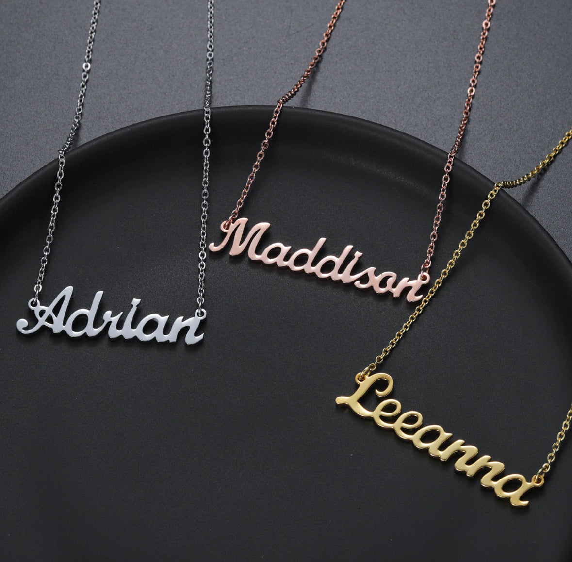 Personalised English Name Necklace - Volume 1 | WOMEN