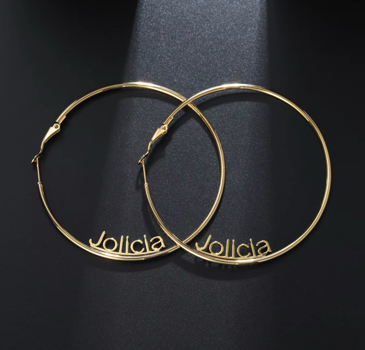 Personalised Name Minimal Hoop Earrings - Volume 2