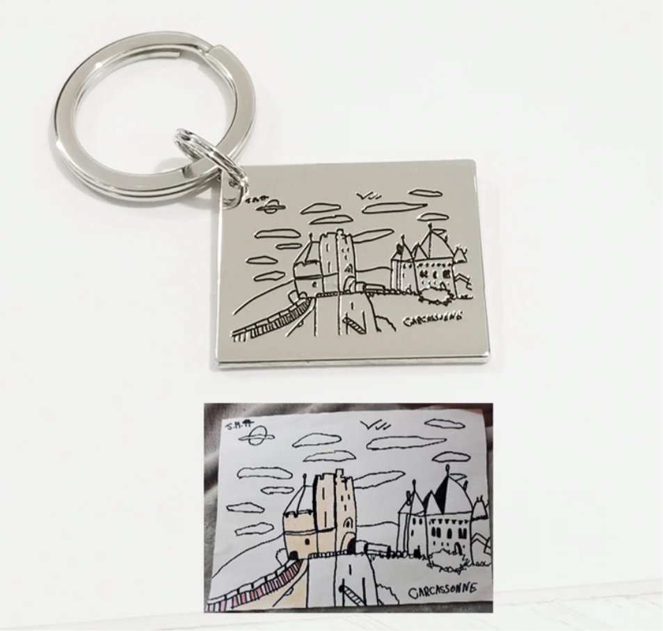 Kids Drawing Keychain - Volume 2 Personalised